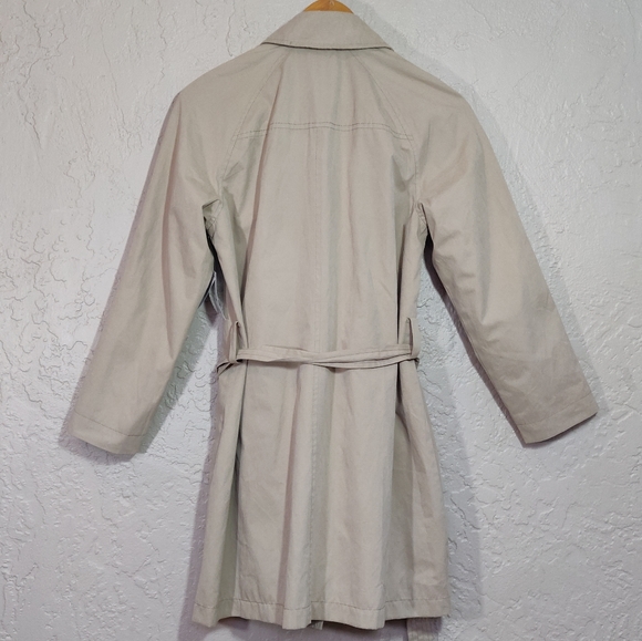 Old Navy Water Resistant Trench Coat Tan Size XS NEW - Picture 13 of 16